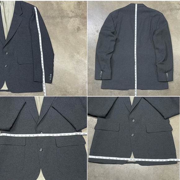 Vintage Levi's Sportswear 2-Button Lined Action Suit Blazer Jacket - Picture 8 of 8